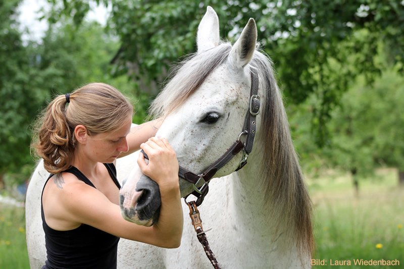Sarah mit Pferd Sarah mit Pferd