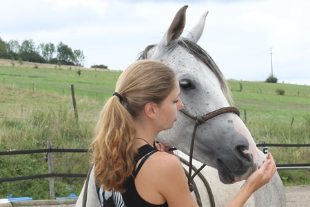 Sarah Novak mit Gigo Sarah Novak mit Gigo